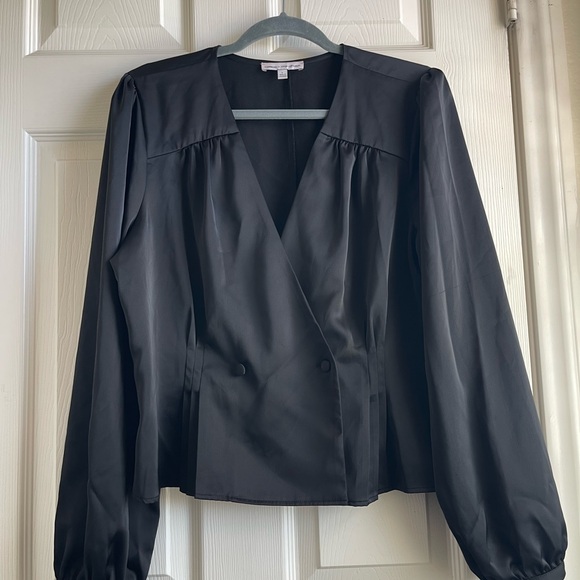 Express Charcoal Blouse - Picture 1 of 3